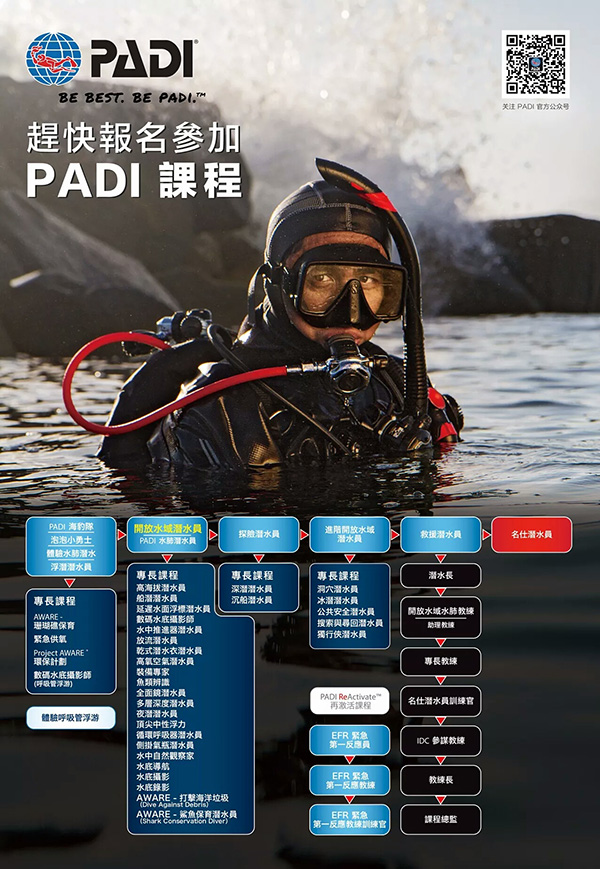 【香港 DRT丨PADI 等你！】原文轉自PADI 訂閱號